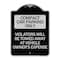 Signmission Compact Car Parking Violators Towed Away Vehicle Owners Expense Alum, 18" L, 24" H, BS-1824-24250 A-DES-BS-1824-24250 - alternate 1